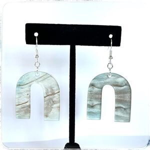 Acrylic handmade earrings